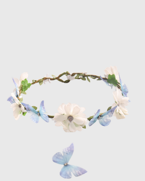 Flower & Butterfly Headband