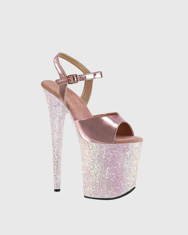 Aaina Sequin Platform Sandals