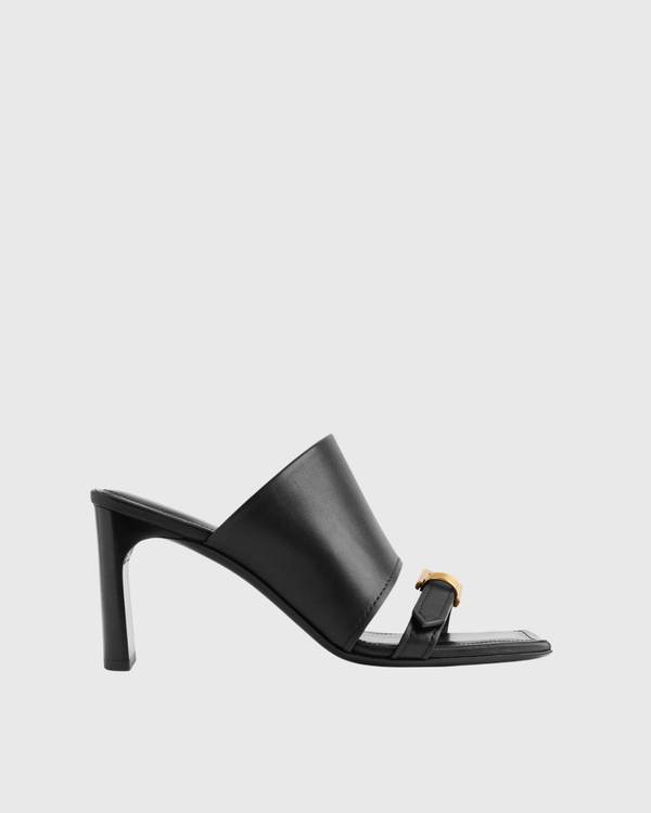 Adele Buckle Sandals In Black
