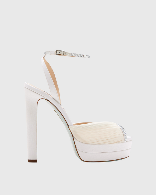 Cary Mesh Fish Mouth Platform Sandals