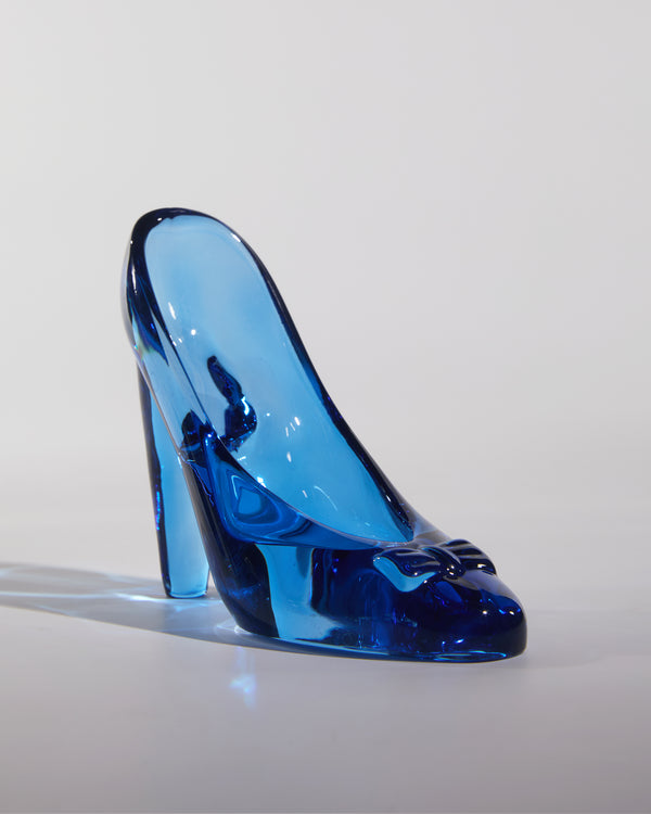 Cinderella's Crystal Heels In Blue