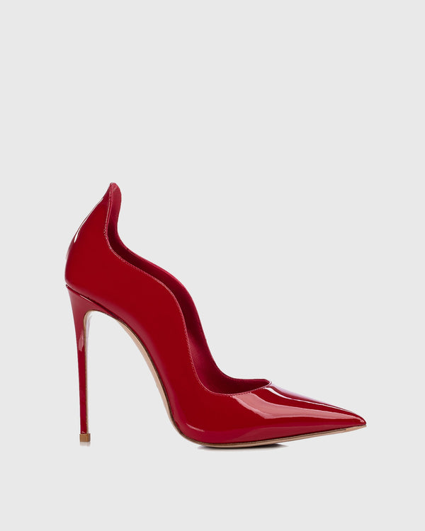 Consolata Patent Leather Pumps In Red