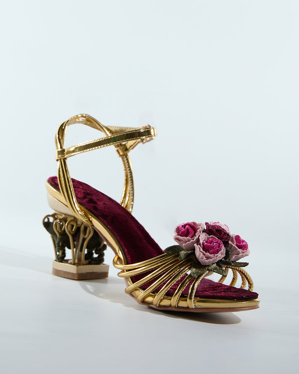 Ea Rose Cage Heels