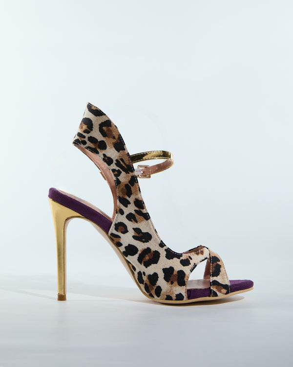 Ean Leapard Splicing Sandals