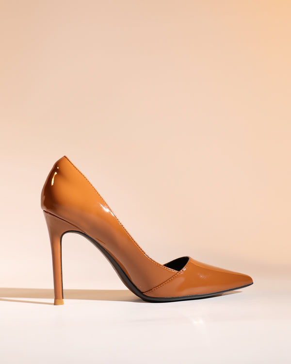 Itala Leather Pumps In Brown