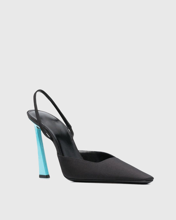 Leandra Satin Slingback Pumps