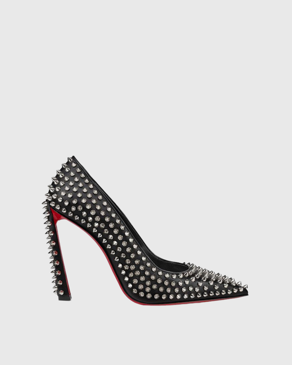 Leandra Spike Leather Pumps