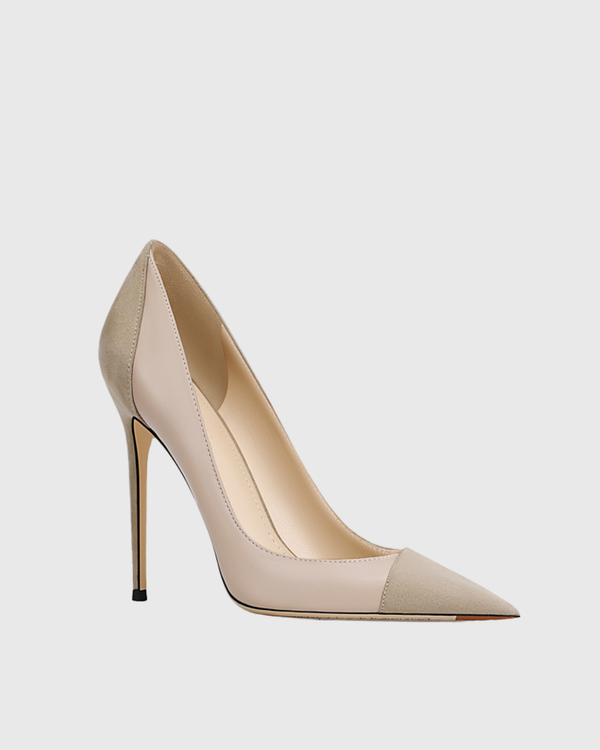 Robin Beige Splicing Pumps