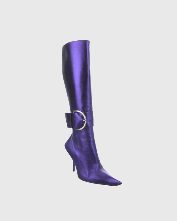 Tersa Buckle Knee High Boots