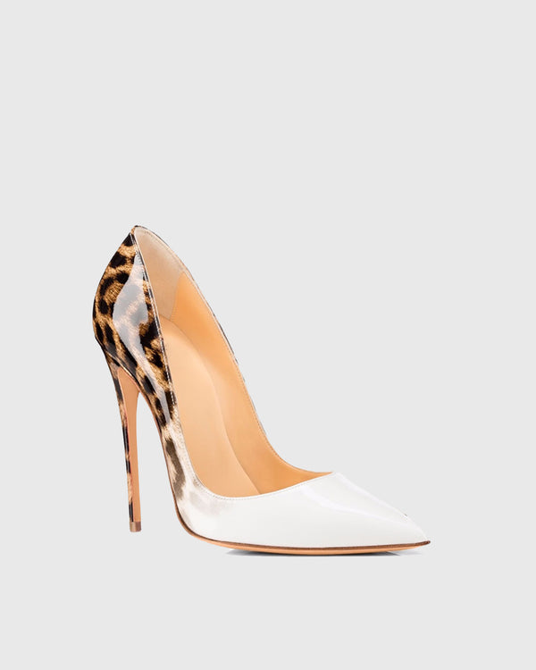 Yatima Leopard Print Pumps In Ombre